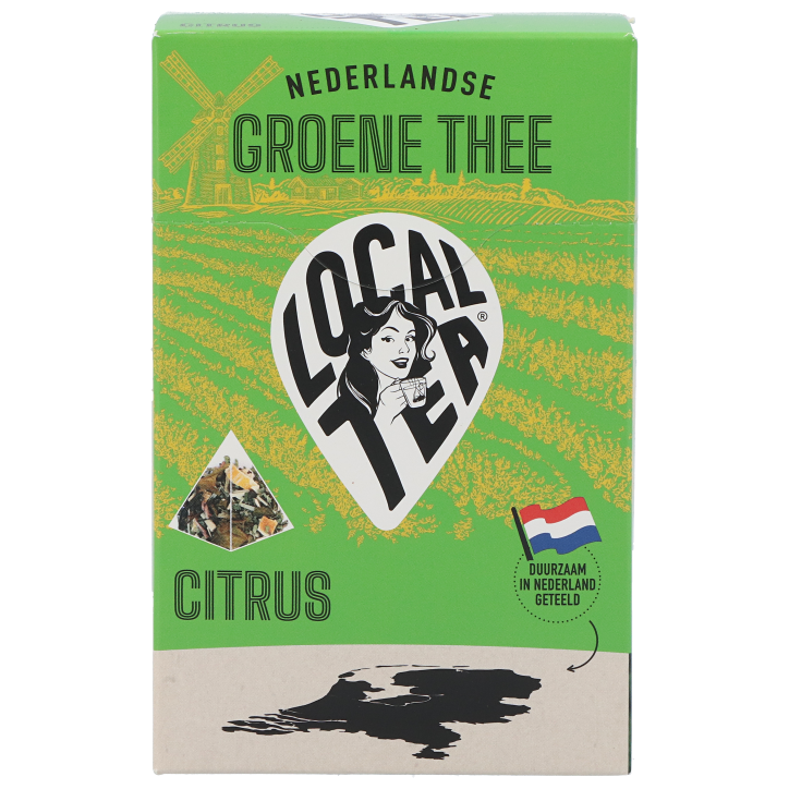 LocalTea Groene Thee Citrus - 10 theezakjes