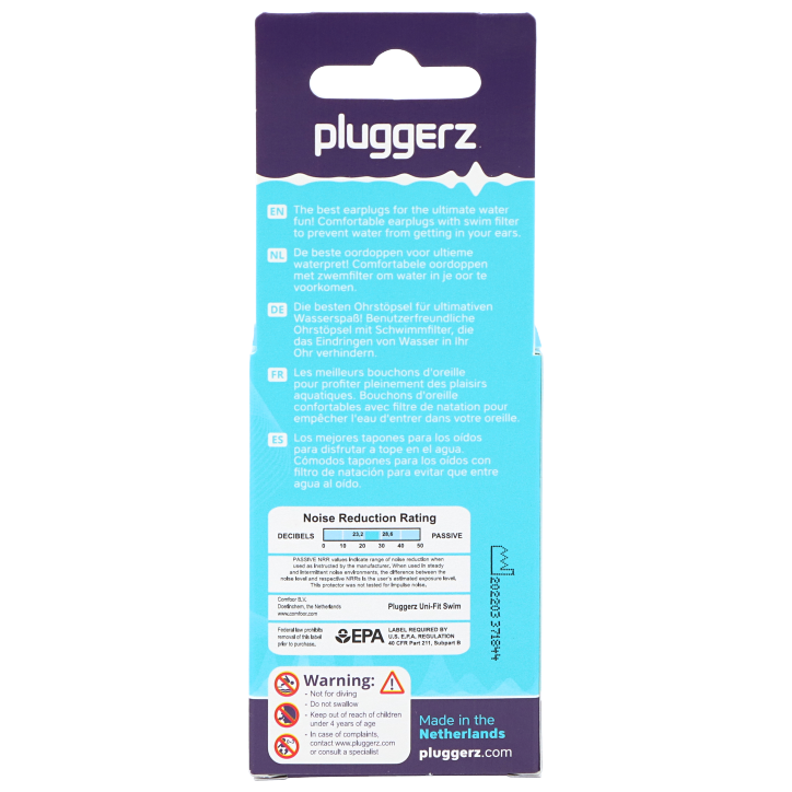 Pluggerz Swim Earplugs - 1 set-3