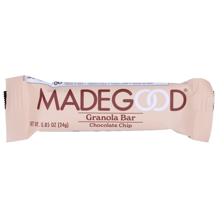 MadeGood Barre Granola aux Pépites de Chocolat - 24g