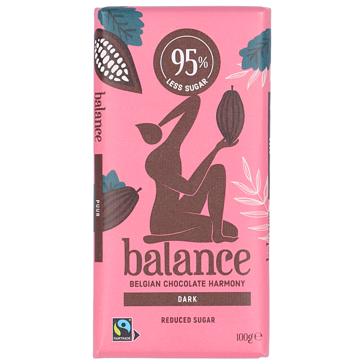 Balance Chocolat Noir Sucre Réduit - 100g-1