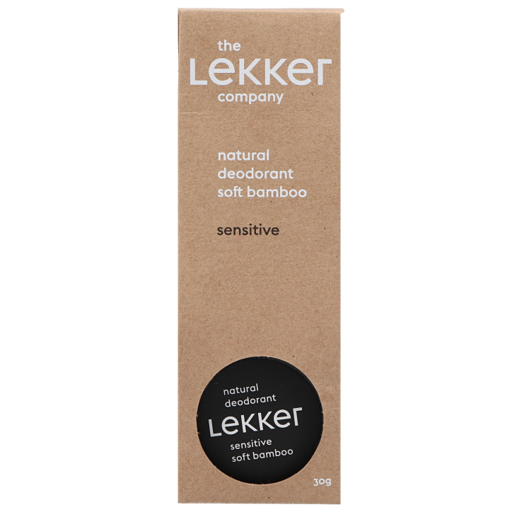 The Lekker Company Natural Deodorant Sensitive Soft Bamboo - 30g