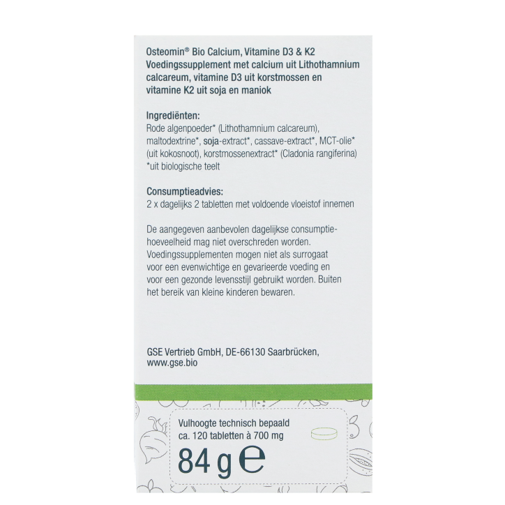 GSE Osteomin - 120 tabletten