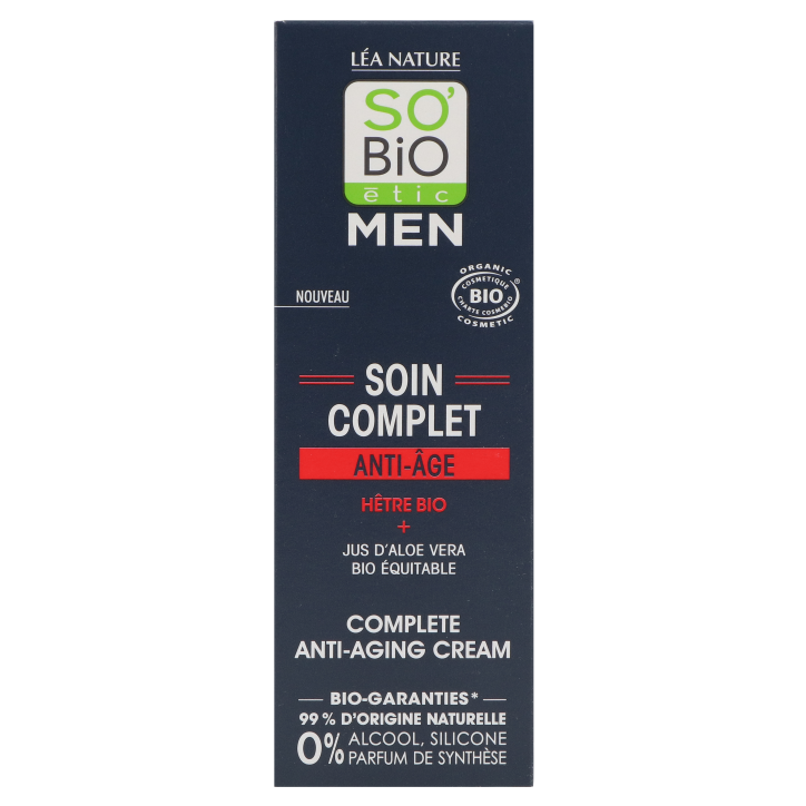 So'Bio étic Men Complete Anti-aging Cream - 50ml
