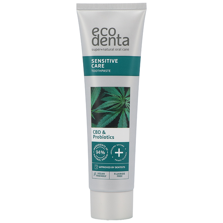 Ecodenta Sensitive Tandpasta Probiotica & CBD - 75ml