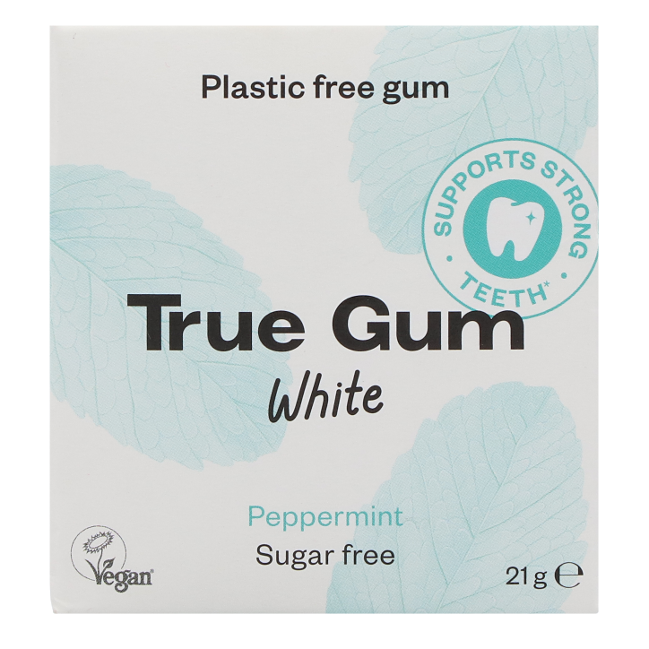 True Gum White Peppermint Kauwgom - 21g-1
