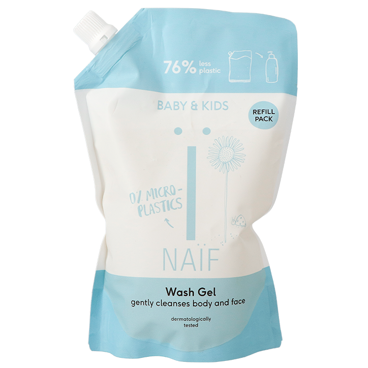 Naïf Baby & Kids Cleansing Wash Gel Refill Pack - 500ml-1