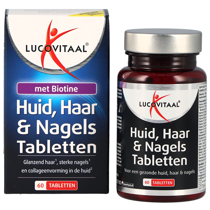 Lucovitaal Huid, Haar & Nagels Tabletten - 60 tabletten-2