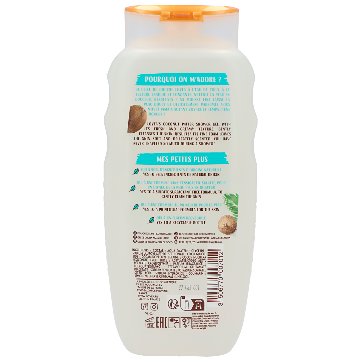 Lovea Shower Gel Coconut Water - 400ml-2
