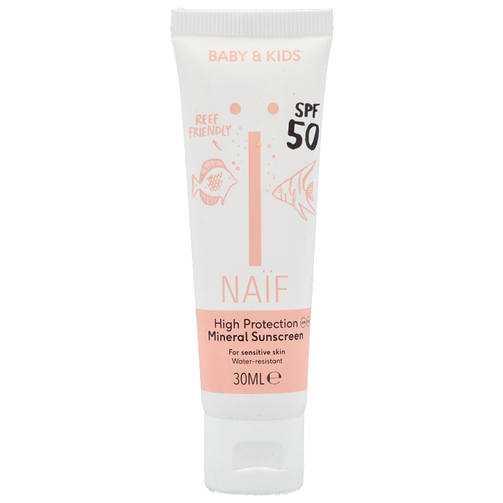 Naïf Baby & Kids High Protection Mineral Sunscreen SPF 50 - 30ml