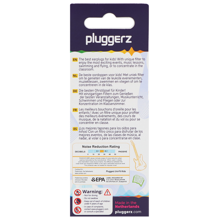 Pluggerz Kids Earplugs - 1 set-2