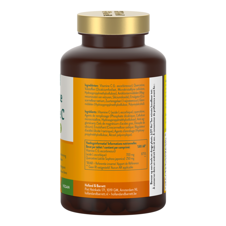 Holland & Barrett Quercetine + Vitamine C 250mg + 700mg - 120 tabletten-2