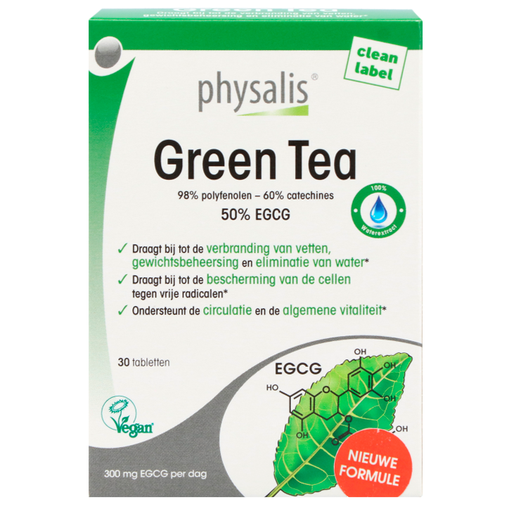 Physalis Green Tea (Thé Vert) - 30 comprimés-1