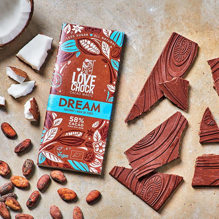 Lovechock DREAM Coconut 58% Cacao - 70g-4