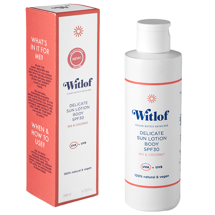 Witlof Skincare Delicate Sun Lotion Body SPF30 - 200ml-1