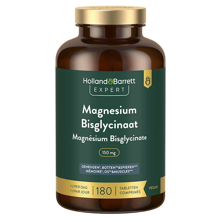 Holland & Barrett Expert Magnesium Bisglycinaat 150mg - 180 tabletten-2