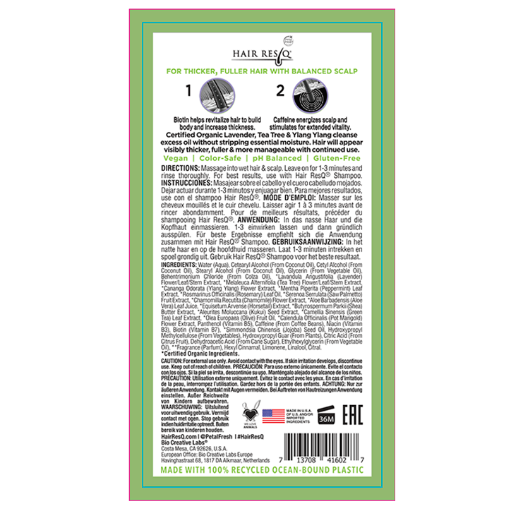 Petal Fresh Hair ResQ Thickening + Oil Control Biotin Conditioner - 355ml-2