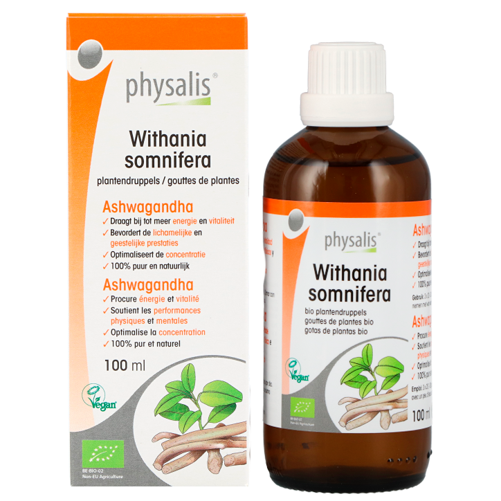 Physalis Withania Somnifera Bio Plantendruppels - 100 ml-2