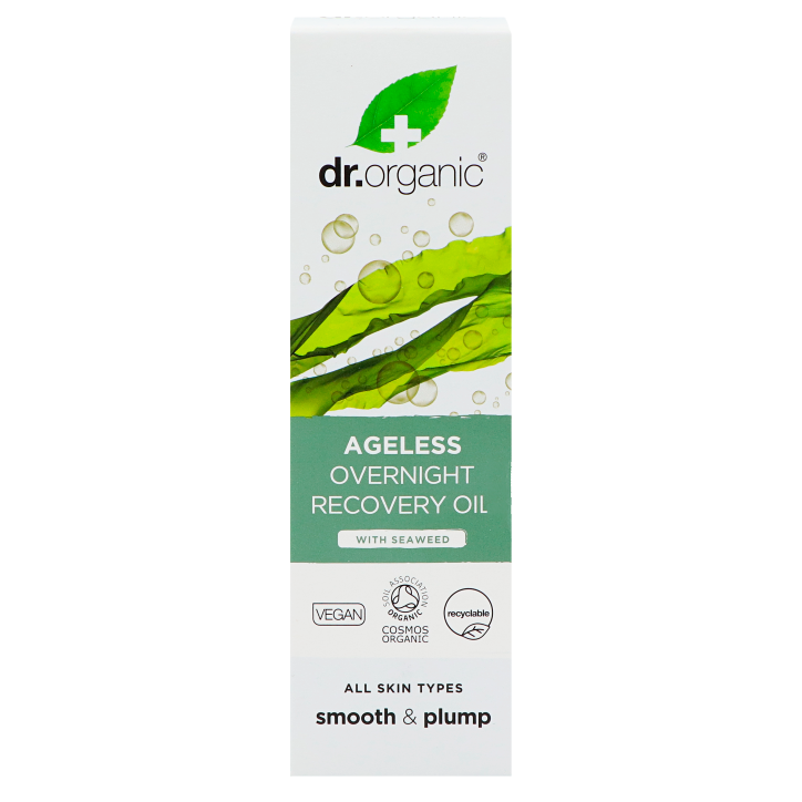 Dr. Organic Seaweed Ageless Overnight Recovery Oil - 30ml-1