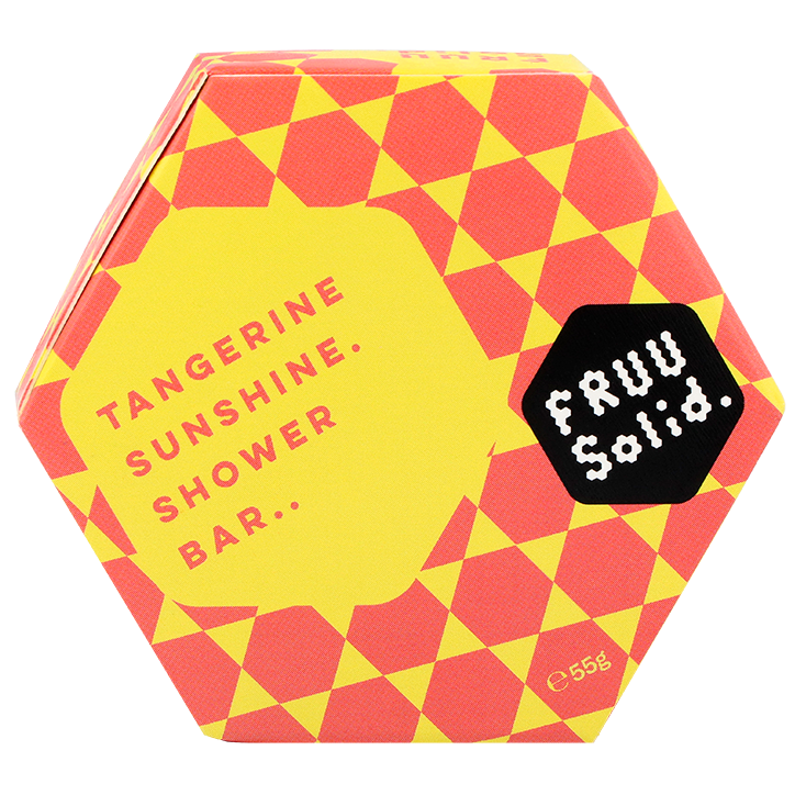 Fruu Solid Tangerine Sunshine Shower Bar - 55g-1