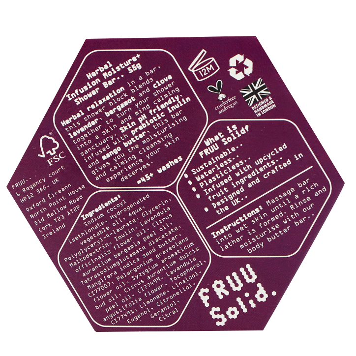 Fruu Savon Solide Hydration+ Infusion d'Herbes - 55g-3