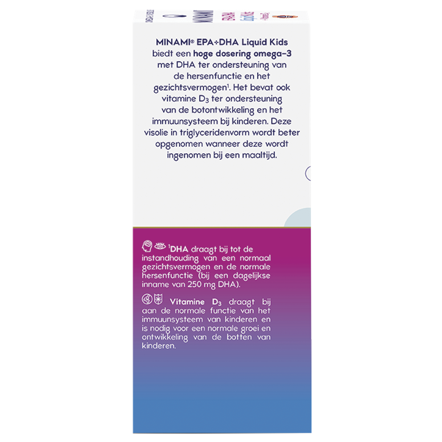MINAMI Omega3 EPA + DHA Liquid Kids + Vitamine D3 kopen bij Holland