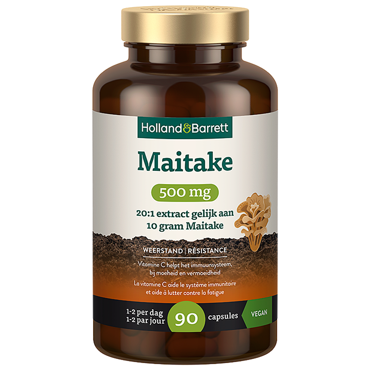 Maitake Extract 500mg kopen bij Holland & Barrett