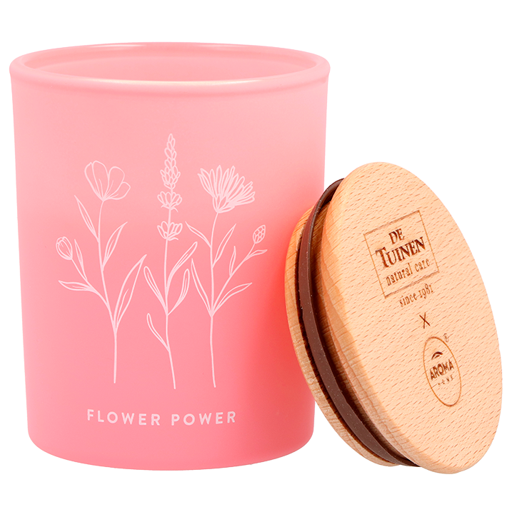 De Tuinen x Aroma Home Bougie Parfumée Flower Power - 150g-2