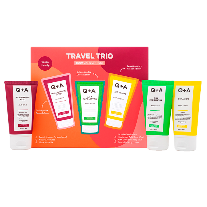 Q+A Travel Trio Bodycare Giftset - 3 x 50ml-2