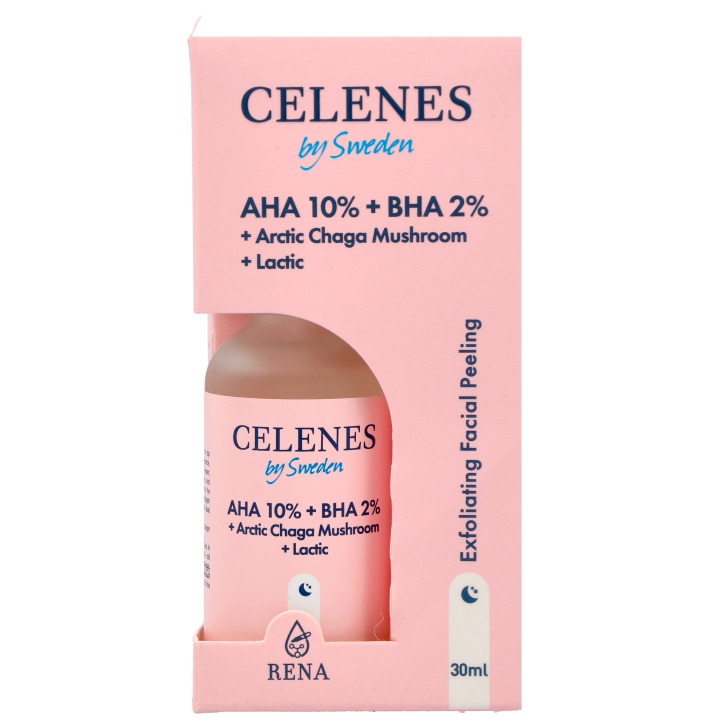 Celenes AHA 8% + BHA 2% + Lactique + Champignon Chaga - 30ml-2