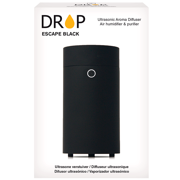 DROP Escape Ultrasone Aroma Diffuser Zwart-2