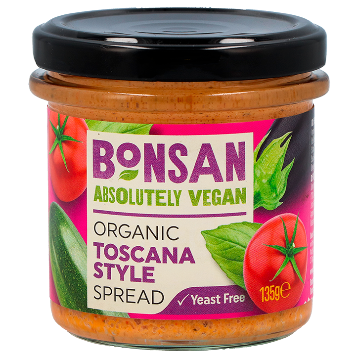 Bonsan Vegan Organic Toscana Style Spread - 135g-1