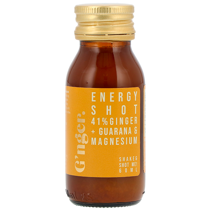 G’nger Energy Shot 41% Gembersap + Guarana & Magnesium - 60ml-1