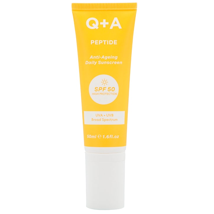 Q+A Peptide Anti-Ageing Facial Sunscreen SPF50 - 50ml-2