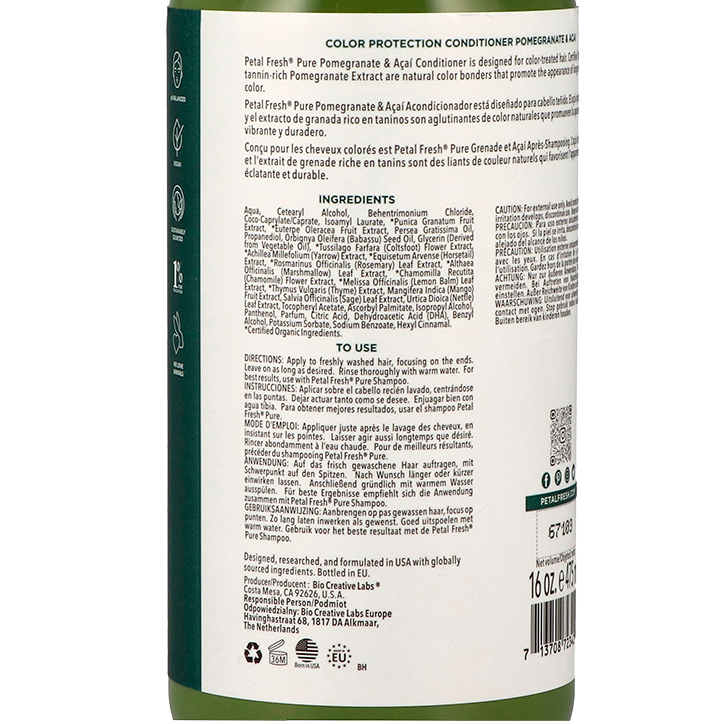 Petal Fresh Pure Après-Shampooing Protection Couleur Grenade & Açaï - 475ml-2