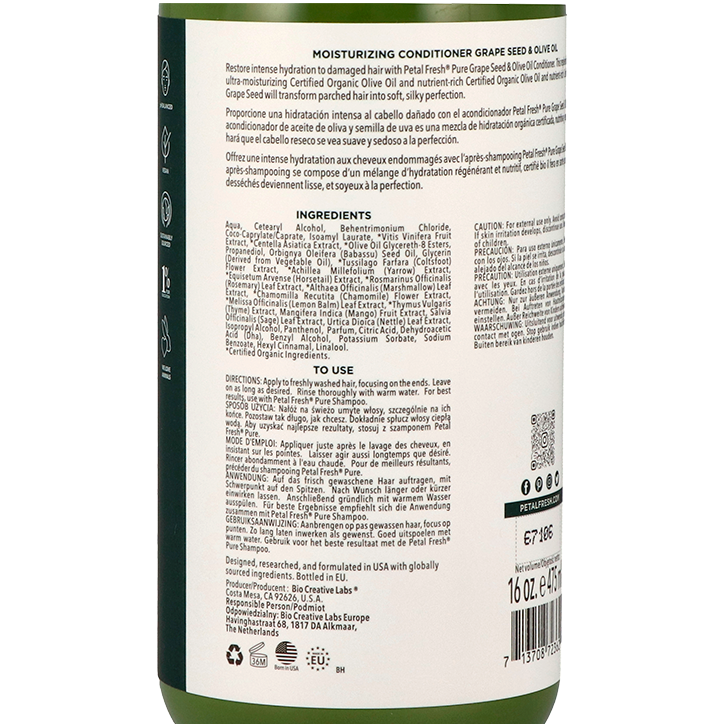 Petal Fresh Grape Seed & Olive Oil Conditioner - 475ml-2