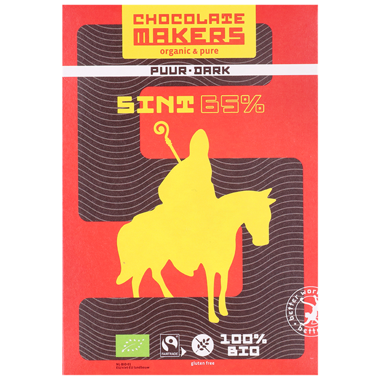Chocolatemakers Sint Chocoladeletter 65% Puur - 120g