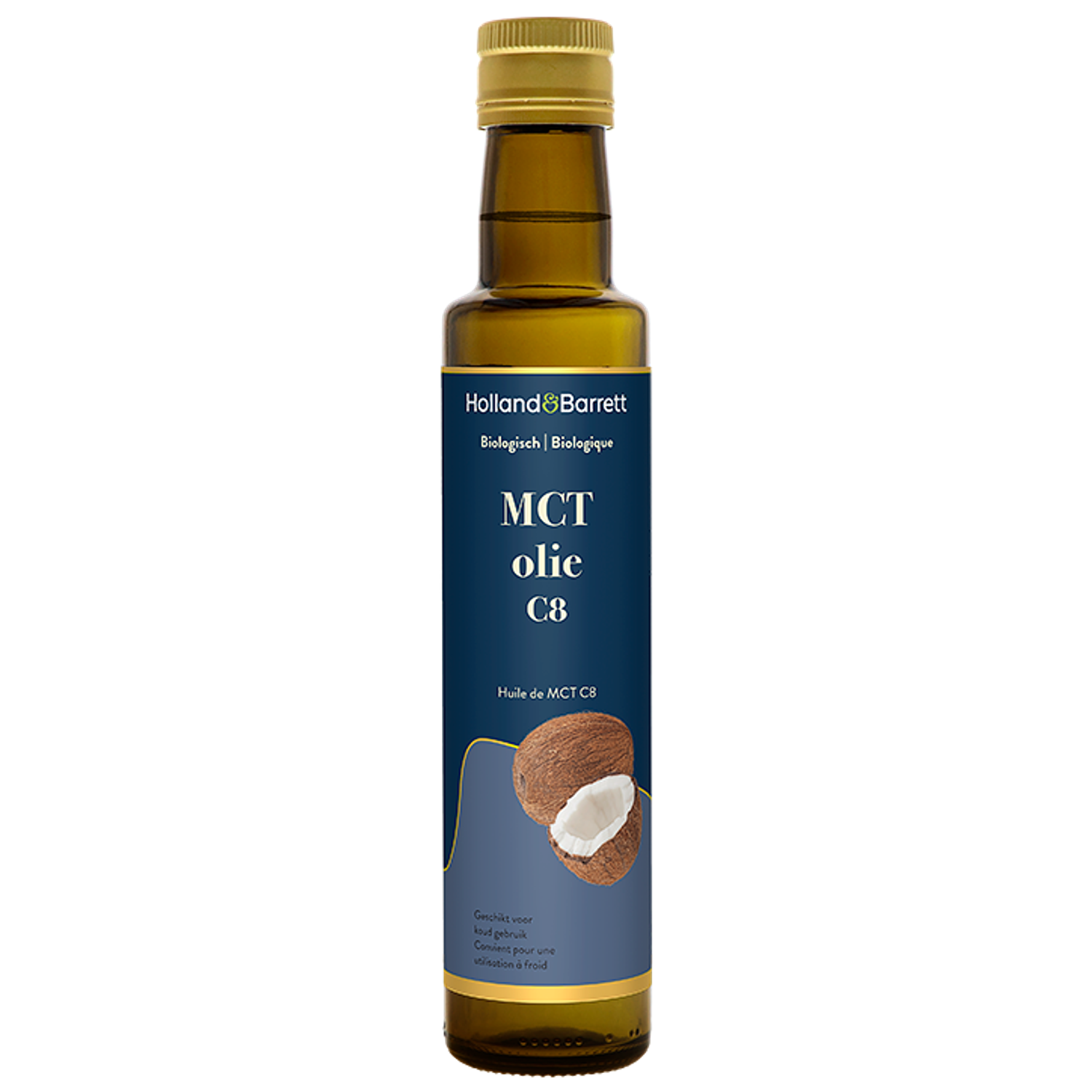 Huile MCT De Noix De Coco Vitaler's - 500 Ml, Riche En Acide Caprylique C8, Acides Gras Sains