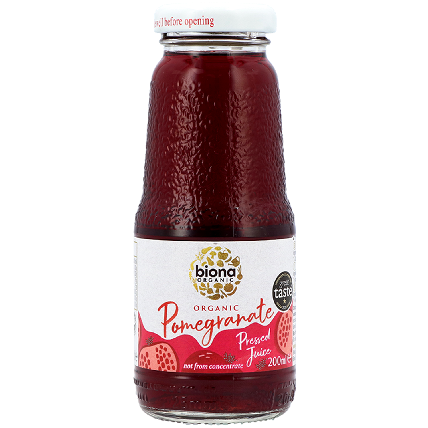 Biona Organic Pomegranate Pressed Juice 200ml kopen bij Holland