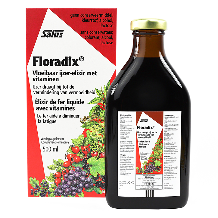 Floradix IJzer-Elixer Met Vitamines (500ml)-2