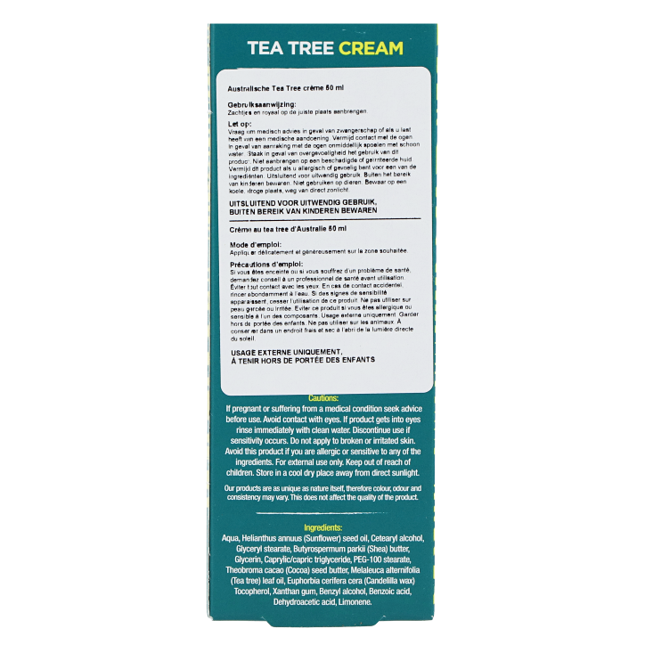 Crème à l'huile essentielle d'arbre à thé Australian Tea Tree Antiseptic - 50ml