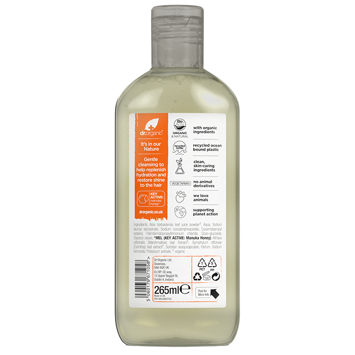 Shampoing Dr. Organic au Miel de Manuka 265 ml