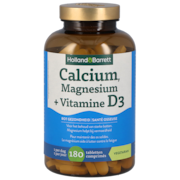 Holland & Barrett Calcium, Magnésium + Vitamine D3 - 180 comprimés