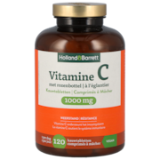 Holland & Barrett Vitamine C 1000mg + Églantier - 120 comprimés à mâcher