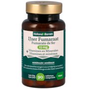Holland & Barrett IJzer Fumaraat 15mg + Vitaminen en Mineralen - 90 tabletten