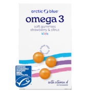 Arctic Blue Oméga 3 + Vitamine D pour Enfants – 30 gummies