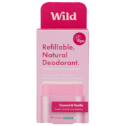Wild Déodorant Naturel Coco et Vanille - 1x Kit de Base