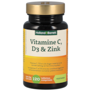 Holland & Barrett Vitamine C, D3 & Zink - 120 tabletten