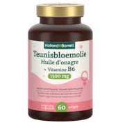 Holland & Barrett Huile d'Onagre 1500mg + Vitamine B6 - 60 softgels