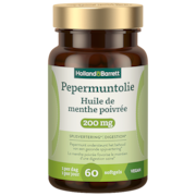 Holland & Barrett Pepermuntolie 200mg - 60 softgels