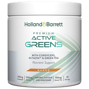 Holland & Barrett Premium Active Greens Mango - 300g